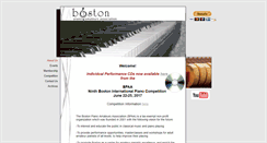 Desktop Screenshot of bostonpianoamateurs.org
